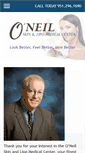 Mobile Screenshot of oneilskinandlipocenter.com